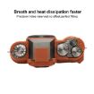 FUJIFILM X-T50 Glossy Soft Silicone Protective Case - Orange - 5
