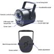 RGB Laser Light LED Stage Lamp with Remote Control (Black) - 4