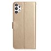 Samsung Galaxy A32 Rose Flower Leather Case (Gold) - 3