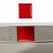 Tesla Model 3/Y Carbon Fiber Emergency Light Sticker (Red) - 1