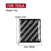 Tesla Model 3/Y Carbon Fiber Emergency Light Sticker (Red) - 3