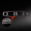 Tesla Model 3/Y Carbon Fiber Reading Light Sticker Set (Black) - 3