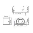 Waterproof 12V/24V Voice Reversing Horn Alarm Buzzer (Black) - 2
