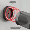 Black Gold Aluminum Air Nozzle Stand for Dyson/Laifen Hairdryer - 3