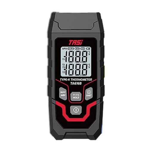TRSI TA616B Dual Channel K-Type Thermocouple Thermometer - 1
