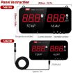 TRSI TA623B Wall-mounted Thermometer Hygrometer, 5m Probe - 2