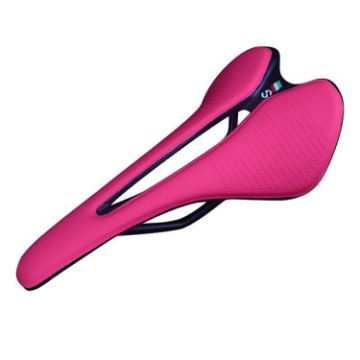 TOSEEK TS50 Pink Road Mountain Bike Racing Saddle - 1