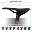 TOSEEK TS50 Pink Road Mountain Bike Racing Saddle - 4