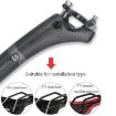 TOSEEK Carbon Fiber Bike Seat Tube, 27.2x400mm (Black) - 3