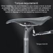 TOSEEK Carbon Fiber Bike Sitting Tube 31.6x400mm (Grey) - 6