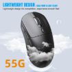 HXSJ T68 Wireless/Wired Gaming Mouse, Black - 3 Modes, Lightweight - 4