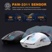 HXSJ T68 Wireless/Wired Gaming Mouse, Black - 3 Modes, Lightweight - 5