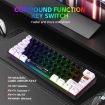 HXSJ V700WB Wired RGB Backlit 61-Key Membrane Keyboard, 1.7m Cable - 5