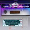 HXSJ V700WB Wired RGB Backlit 61-Key Membrane Keyboard, 1.7m Cable - 6