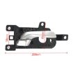 Hyundai Sante Fe 2013-2018 Rear Door Handle Black/Silver - 6