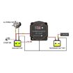 12V 140A Car Dual Battery Controller with Digital Voltmeter IP68 - 6