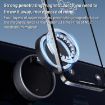 Grey K10A Three-axis Folding Magnetic Car Phone Holder - 5