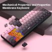 HXSJ V200 RGB Backlight 68-Key Wired Membrane Keyboard (Black) - 4