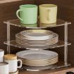 Acrylic 3 Tier Corner Organizer Shelf - YX165 Transparent - 6