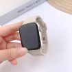 Concave Leopard Buckle Silicone Band for Apple Watch 44-49mm (Starlight) - 2