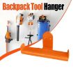Orange Wall Mounted Backpack Leaf Blower Hook Storage Bracket - 4