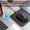 HXSJ T20 Black 2.4GHz Rechargeable Wireless Mouse - 6