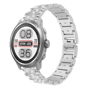 20mm Steel Watch Band for COROS APEX 2/PACE 2, Silver Jewelry - 1