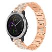 Garmin Move Sport/vivoactive3 Diamond Steel Watch Band 20mm Rose Gold - 1