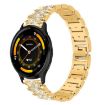 22mm Gold Diamond Steel Watch Band for Garmin Venu 3/Vivoactive 4 - 1