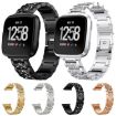 Fitbit Inspire 2/Ace 3 Diamond Jewelry Steel Band (Black) - 2