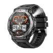 KT85 Outdoor Sports Smart Watch with Flashlight, 5ATM, 1.43" (Black) - 1