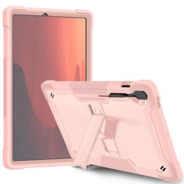 Samsung Galaxy Tab S10 FE+ Shockproof Silicone Case Rose Gold - 1