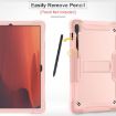 Samsung Galaxy Tab S10 FE+ Shockproof Silicone Case Rose Gold - 4