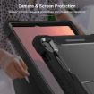 Shockproof Silicone Hybrid Case for Samsung Galaxy Tab S10 FE+ (Black) - 5
