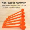 Non-elastic Rubber Installation Hammer, 0.5LB, Multifunctional - 2