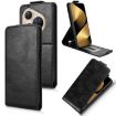 Huawei Pura 80 Pro 5G Black Leather Flip Case with Buckle - 1
