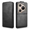 Huawei Pura 80 Pro 5G Black Leather Flip Case with Buckle - 2