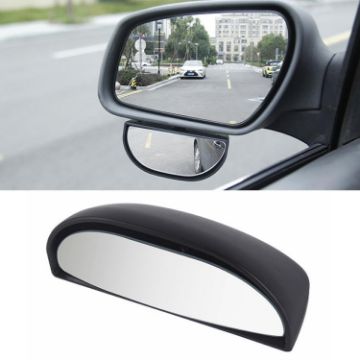 360 Rotating Blind Spot Wide-angle Rear-view Mirror (Black) - 1