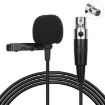 3 Pin XLR Lavalier Microphone, 1.5m Cable, Metal Head - 1