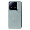 Xiaomi 13 Light Blue MagSafe Litchi Grain TPU Phone Case - 1