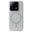 Xiaomi 13 Pro MagSafe Litchi Grain TPU Case - Titanium Gray - 1