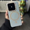 Xiaomi 14 MagSafe Litchi Grain TPU Case - Blue Orange - 2