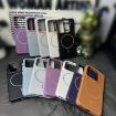 Xiaomi 15 Light Blue Litchi Grain MagSafe TPU Thin Circle Case - 3