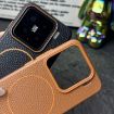 Xiaomi 15 Light Blue Litchi Grain MagSafe TPU Thin Circle Case - 5
