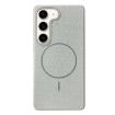 Galaxy S22 5G Titanium Gray MagSafe Litchi Grain TPU Case - 1