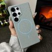 Samsung Galaxy S23 5G MagSafe Litchi Grain TPU Case (Light Blue) - 2