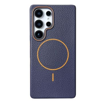 Galaxy S23 Ultra 5G MagSafe TPU Case (Dark Blue Orange) - 1