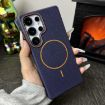 Galaxy S23 Ultra 5G MagSafe TPU Case (Dark Blue Orange) - 2