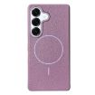 Galaxy S25 5G MagSafe TPU Phone Case, Sunset Purple Litchi Grain - 1