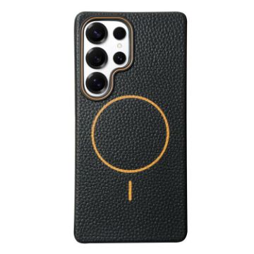 Samsung Galaxy S25 Ultra 5G MagSafe TPU Case (Black Orange) - 1